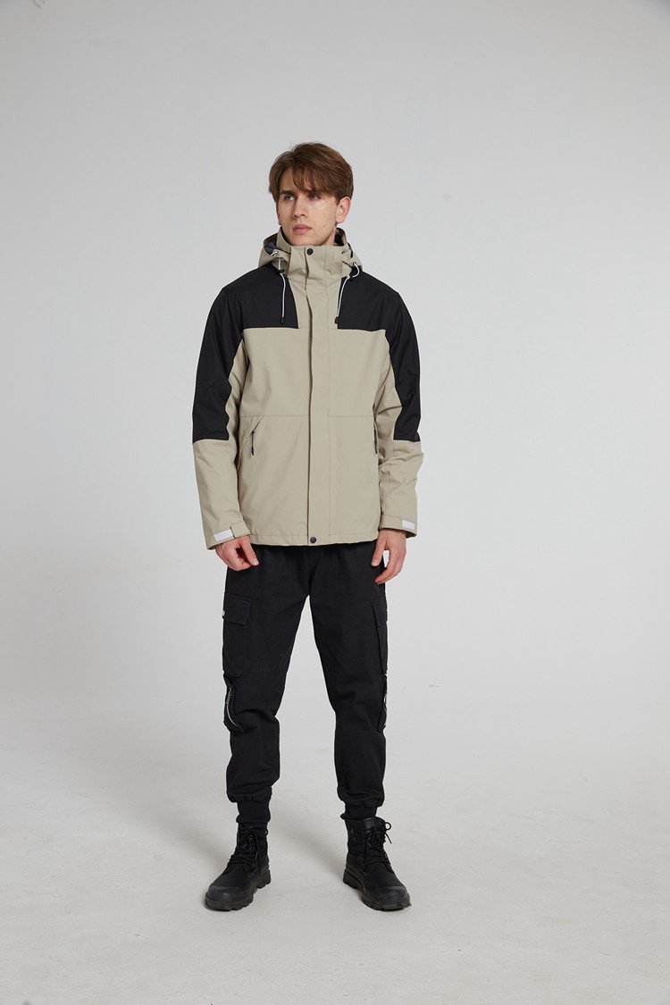 休閑沖鋒衣定制模特身上效果圖 休閑沖鋒衣定制模特身上效果圖