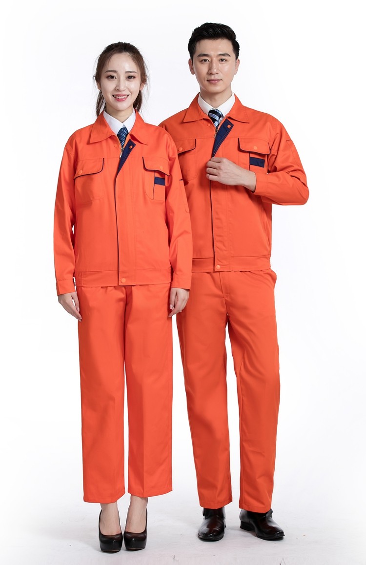 春秋長袖工作服定做