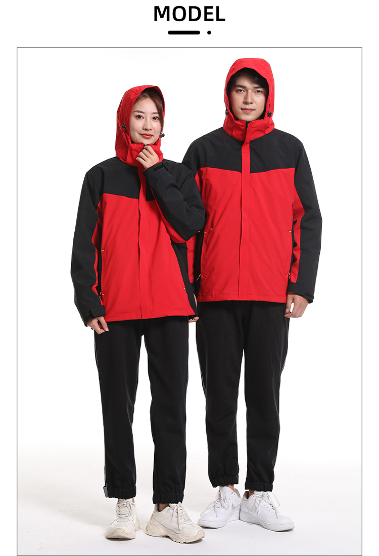 沖鋒衣模特上身效果展示圖 沖鋒衣模特上身效果展示圖